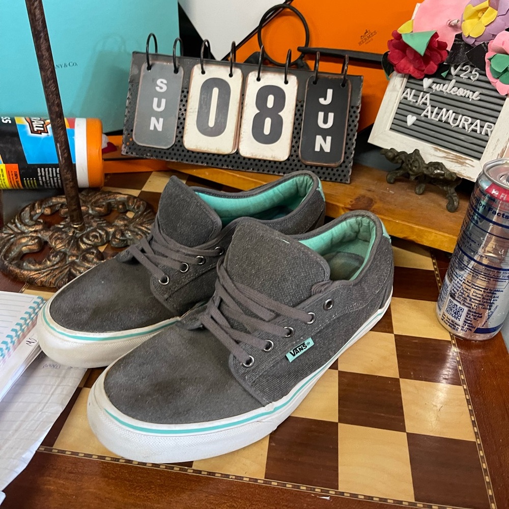 VANS Skateboarding Men s Sz 10’Alien Workshop Gray Suede Canvas RARE